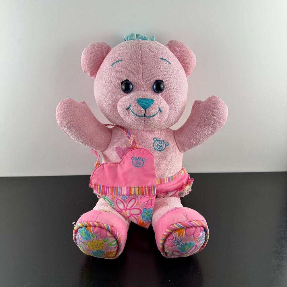 Doodle Bear 2005 Jakks Ed Kaplan Pink With Skirt and Bag 16” Large Vintage